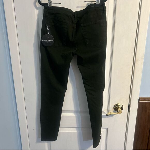 Articles of Society Sarah Skinny Jeans Linden Dark Hunter Green Size 30 - Picture 8 of 11